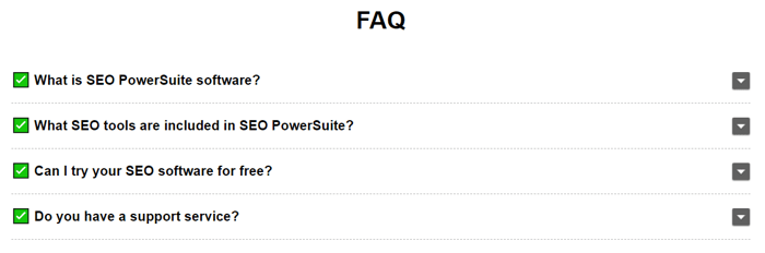 GYIK Blokkolás a SEO PowerSuite termékoldalain